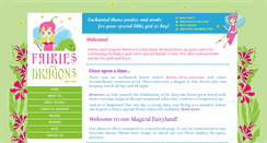 Desktop Screenshot of fairiesanddragonsparties.com